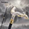 Трость для ходьбы с длинным хвостом Golden White Phoenix, модная трость для ходьбы, роскошный джентльменский посох с набалдашником 94 см