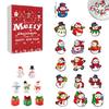 2025 Christmas Snowman Countdown Calendar 24-Day Advent Calendar Deer Hat Tree