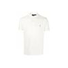 Polo Ss23 Однотонная футболка-поло с вышивкой логотипа, с коротким рукавом, мужская, топы, кремовый 710680784-321