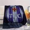 Toulouse Football Club  Print Flannel Blanket, High quality Comfortable for All Seasons, Home Decor, Warmth and Comfort