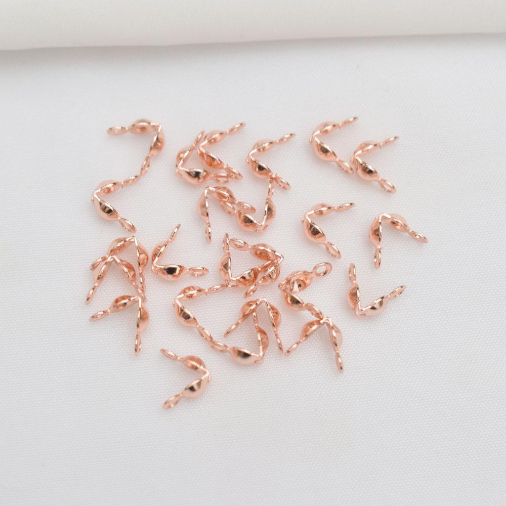 10 шт. 14-каратного золота интерфейс двойная пряжка для сумки, браслет, конец ожерелья, бинауральная пряжка для сумки аксессуары для украшений своими руками