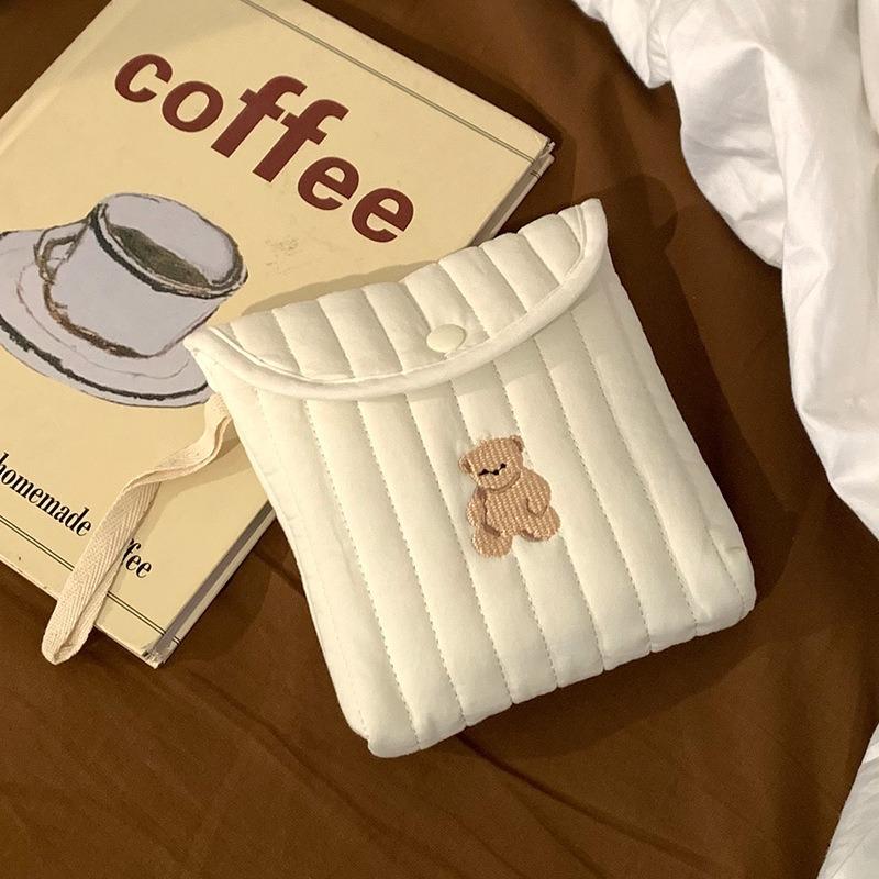 Милые гигиенические салфетки, сумка для хранения менструальных полотенец, портативная мини-сумка для хранения тампонов для студентов, ежемесячная сумка для хранения