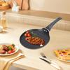 Flat Frying Pan Nonstick Cookware Even Heating Eggs Vegetables Griddle Round Skillet for Kitchen