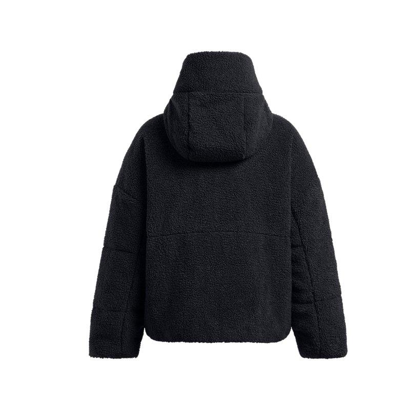 Under Armour Mission UA Training Long Sleeve Fleece Jacket Women Jacket Black 1385859-001