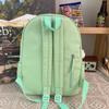 Сплошной цвет рюкзак женский кампус младших классов средней школы школьный ранец