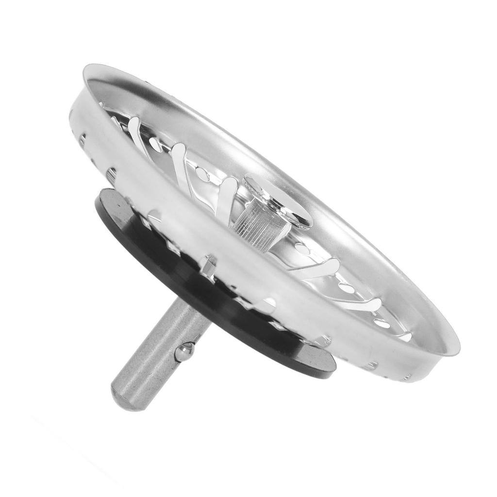 Kitchen Sink Strainer Basket Thickening Stainless Steel Sink Stopper for Standard Drains