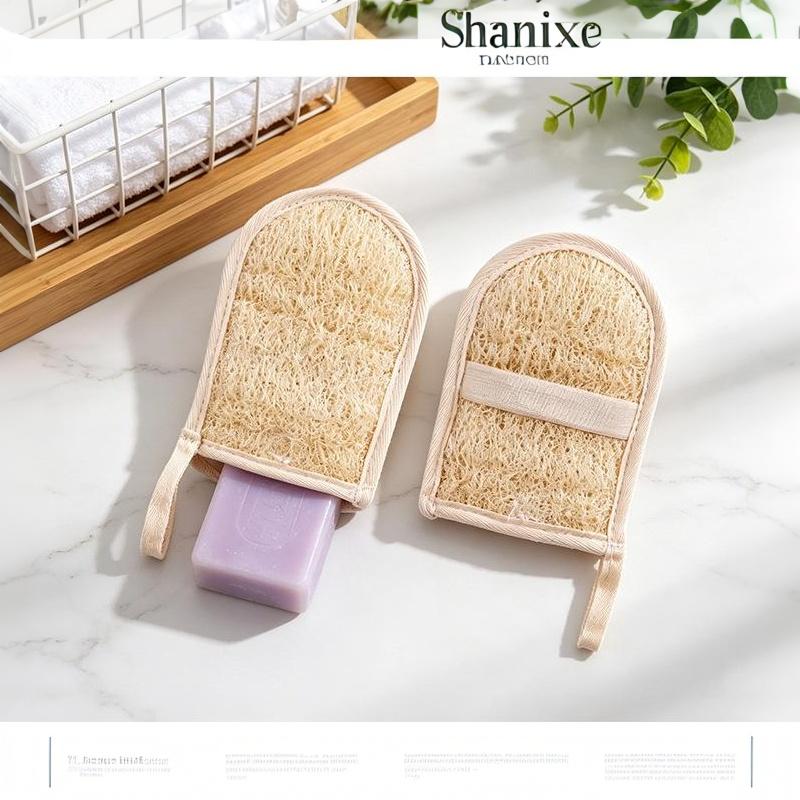 Eco-Friendly Natural Loofah Exfoliating Sponge Gentle Body Scrubber Removes Dead Skin for Home Shower Bath