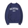 Толстовка Salvatore Brothers 1864 Crewneck Толстовка Mystic Falls Пуловеры TVD Graphic Hoodies Женские толстовки