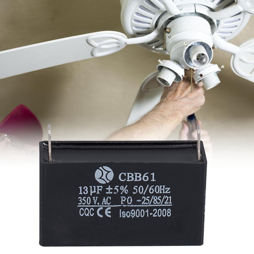 11uF/13uF 350V CBB61 Starting Capacitor Ceiling Fan Capacitor Electrical Power Relay Connecting Capacitor Enduring