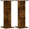 Speaker Stands 2 Pcs Smoked Oak Engineered Wood