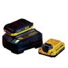 Pack 2 Batteries 18V 2 Ah + Chargeur 2A - STANLEY FATMAX - Compatible Avec La Gamme STANLEY FATMAX V20 - SFMCB12D2-QW