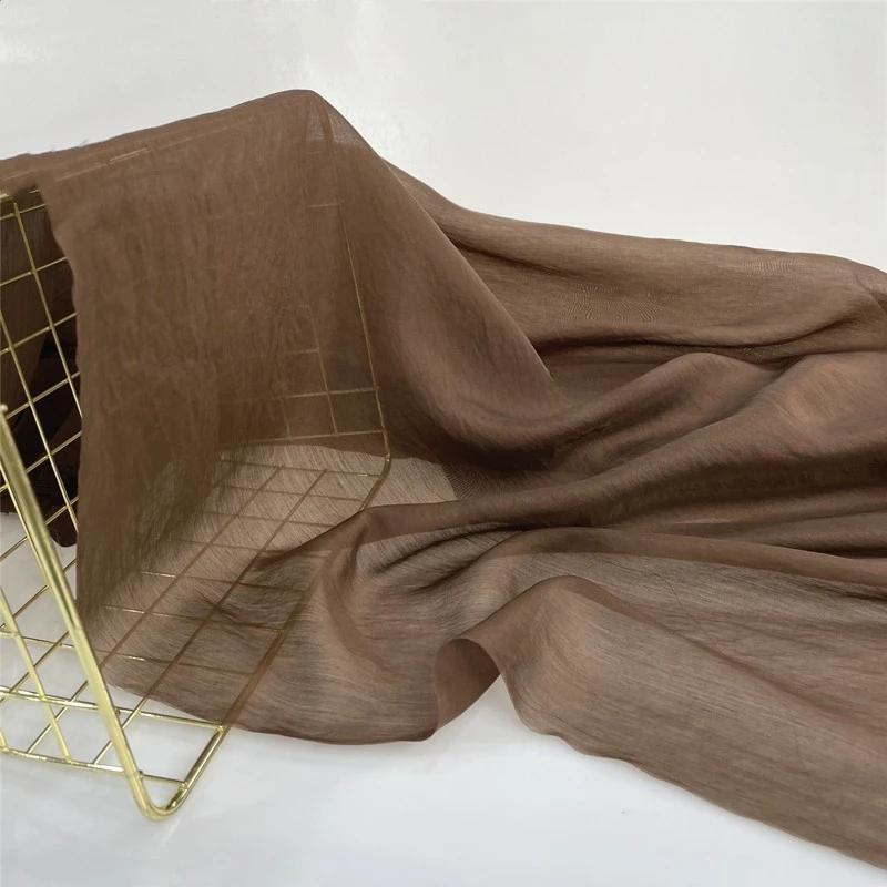 100x150 см шелковый хлопковый материал ткань однотонная для нижней подкладки юбки одежда ткань одежда DIY швейная оптовая продажа