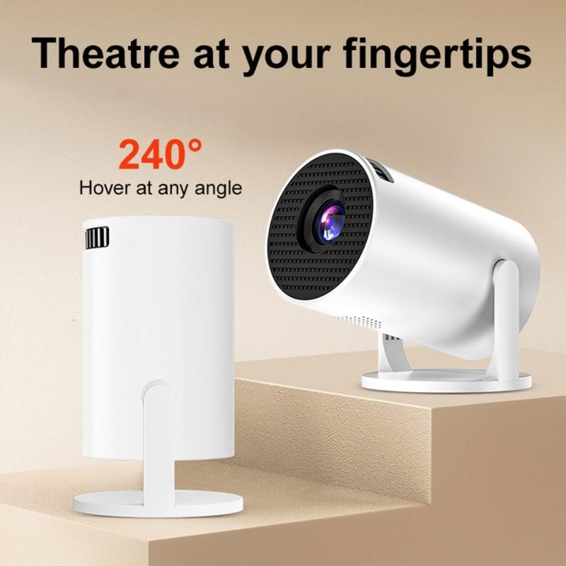 Portable Streaming Projector With USB C Fast Charging Highly Definition Display Wireless Screen Presentation