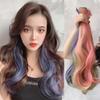 60Cm Hair Extension Clip In Hairpiece Long Straight Hanging Ear Wig Clip Hairpin