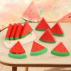 Wooden Watermelon Slices Playset for Kids - Home Kitchen Party Decor Pretend Play Educational Toy for Boys & Girls Summer Gift