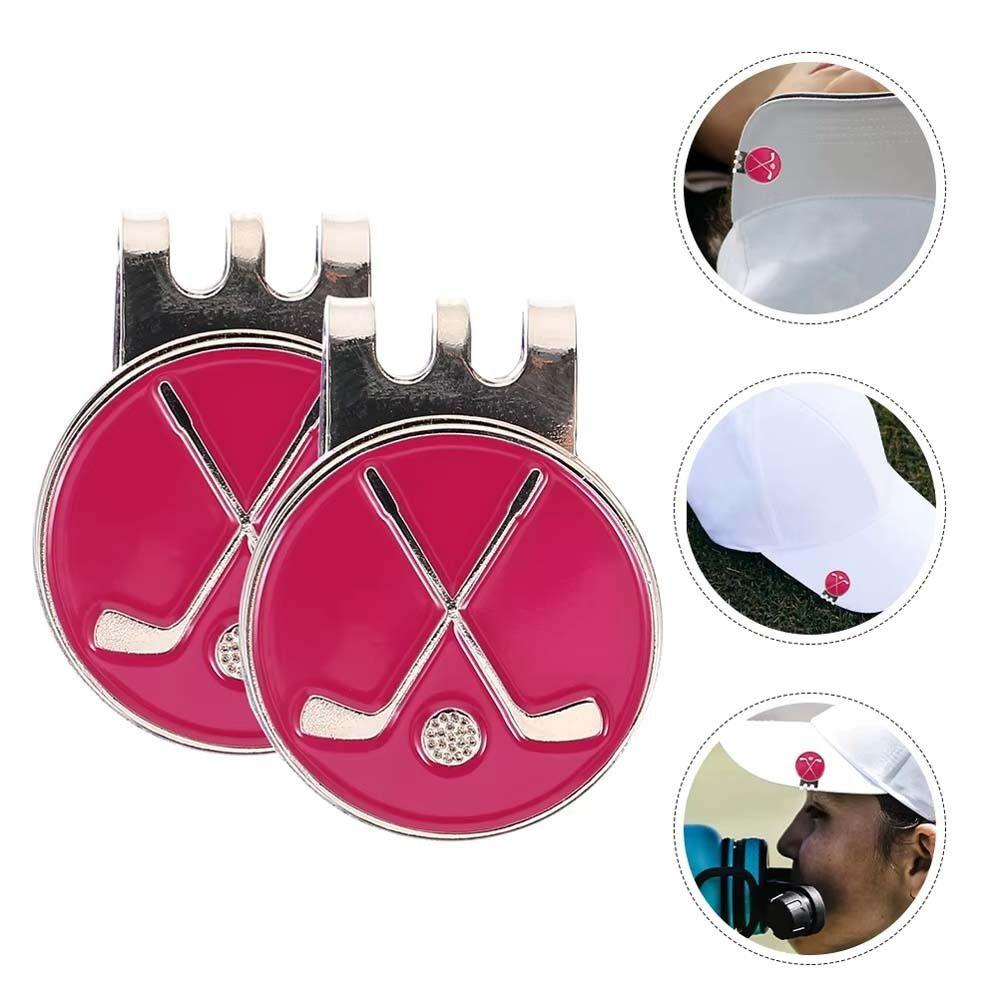 Removable Golf Ball Marker Magnetic Golf Cap Clips Portable Golf Hat Clip For Golfers