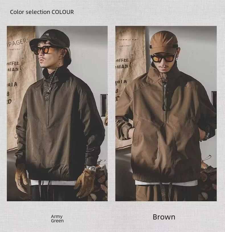 Мужская повседневная куртка в американском стиле в стиле ретро — весна и осень, модная свободная рабочая одежда