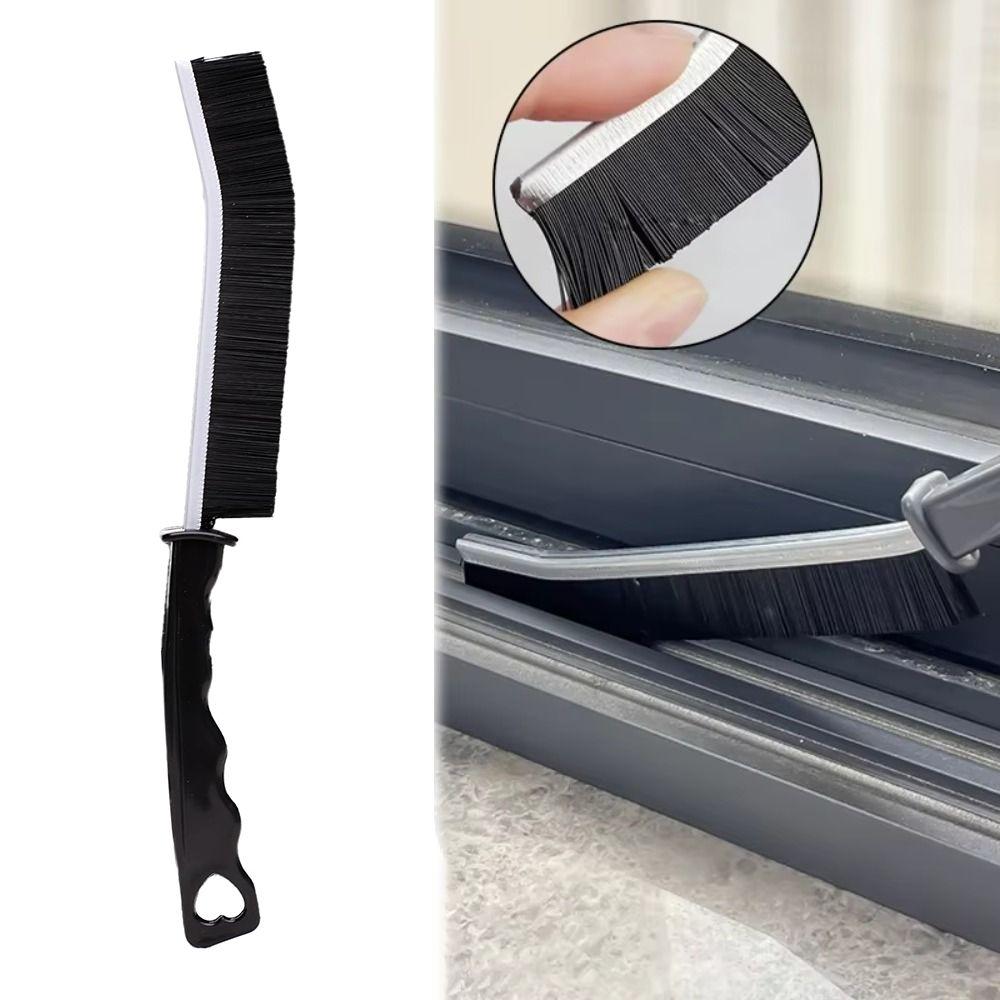 Щетка для чистки щелей с жесткой щетиной Инструмент для глубокой очистки зазоров Очиститель пазов направляющих Дом