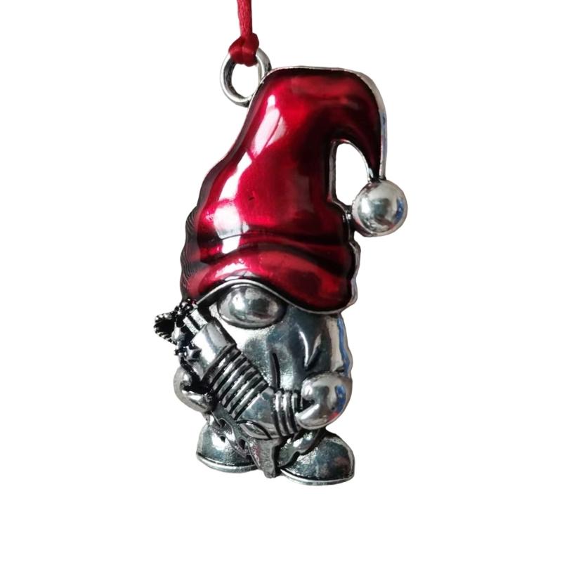 Metal Dwarf Figure Holiday Hanging Ornament Christmas Tree Decorations For Door Mantels Wreath Holiday Party Decoration