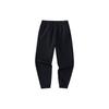 Training Series Fleece Thickened Cuffed Warm Solid Color Knitted Sports Pants Men Bottoms Black 152347303-3