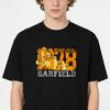 Garfield Lazy Lying Trendy T-Shirt! American Retro 1978 Letter Print Loose-Fitting Short Sleeve, Unisex, Oversize Couple Tee