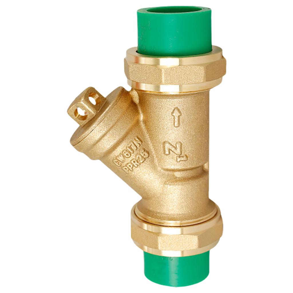 Brass Strainer Mesh Filter Valve Check Valve Female Thread Inline Y Type Strainer Valve Pipe Fitting Connector Adapter