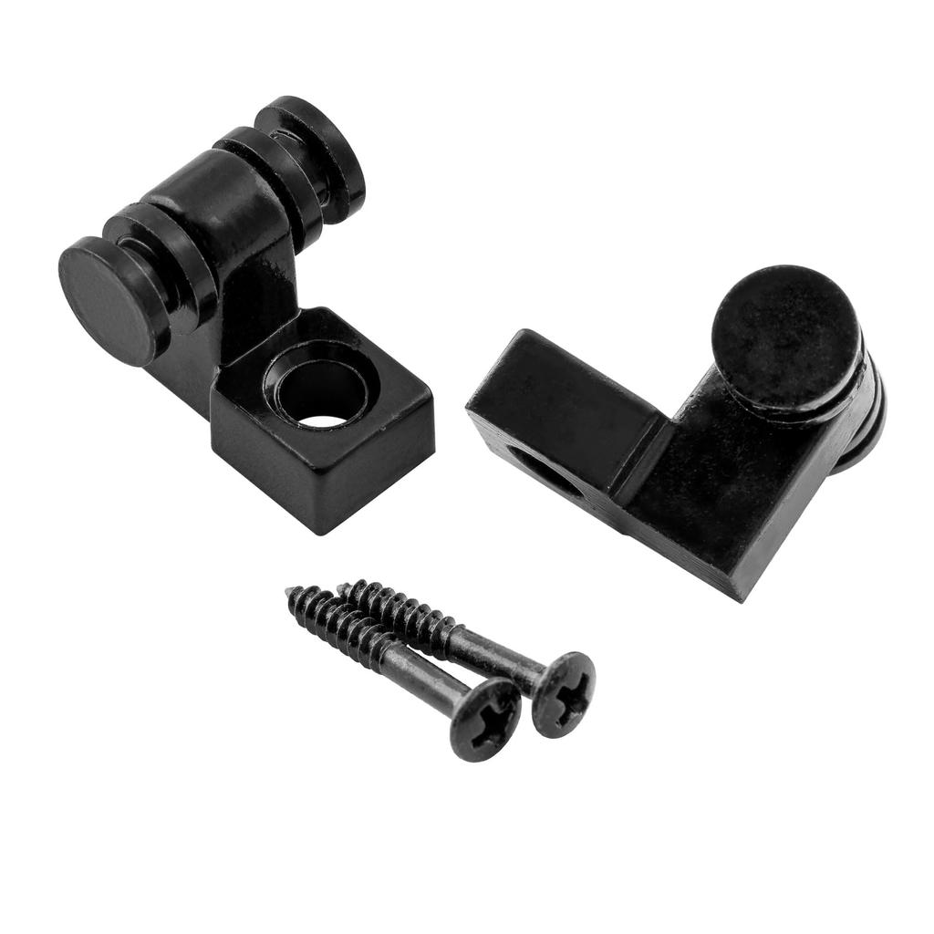 Musiclily Basic Guitar Roller String Guide Cylindrical Fender Strat Electric Black of Strat/Telecaster Guitar, (Набор 4)