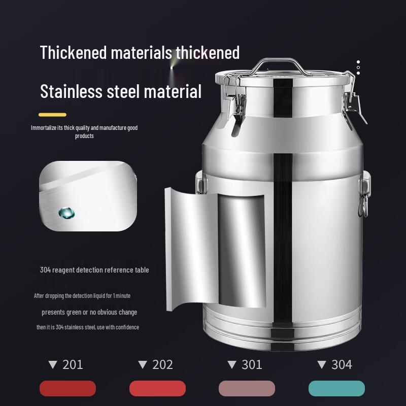 Jiwanggu 201 Stainless Steel Sealed Fermentation Storage Barrel