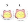 Bird House Warm Light Bird Breeding Nest Bear Shape Hanging Hamster Bed House Bite Resistant Decorative Squirrel Bed Outdoor