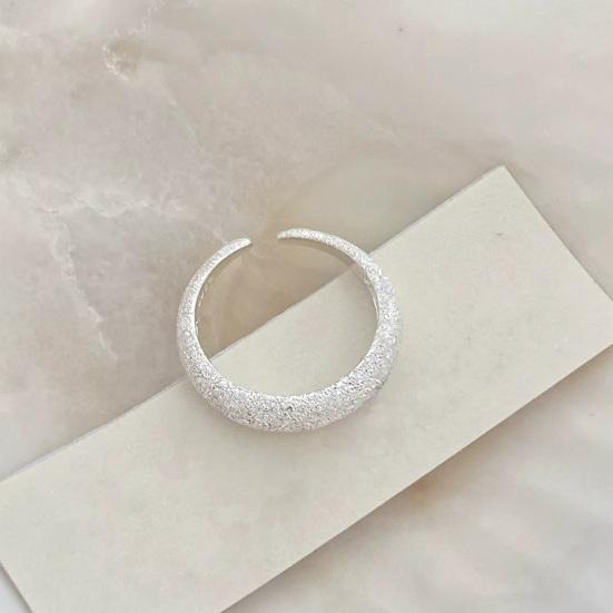 Матовое кольцо, регулируемое кольцо-отверстие, сверкающее, мечтательное, звездное, небо, сплав, кольцо, женское, ювелирное украшение для вечеринки, свидания, повседневной носки