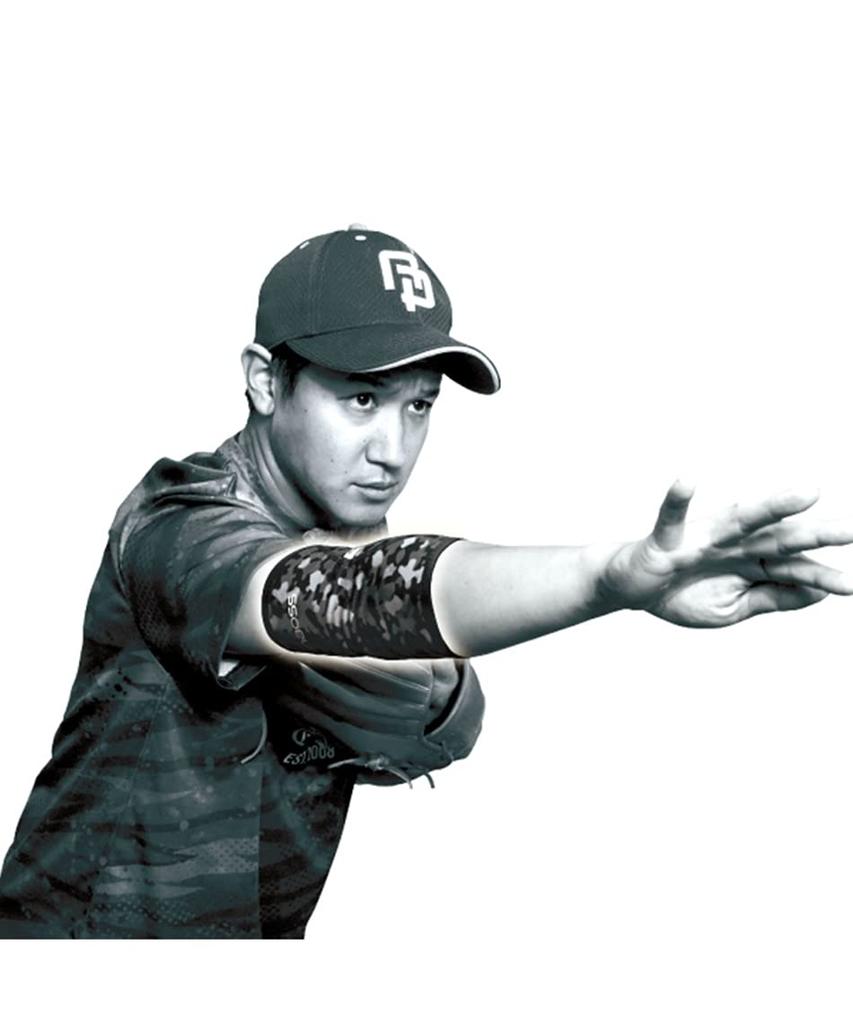 Marumitsu Tokusan TV Collaboration Налокотник Черный Камуфляж LL 311391