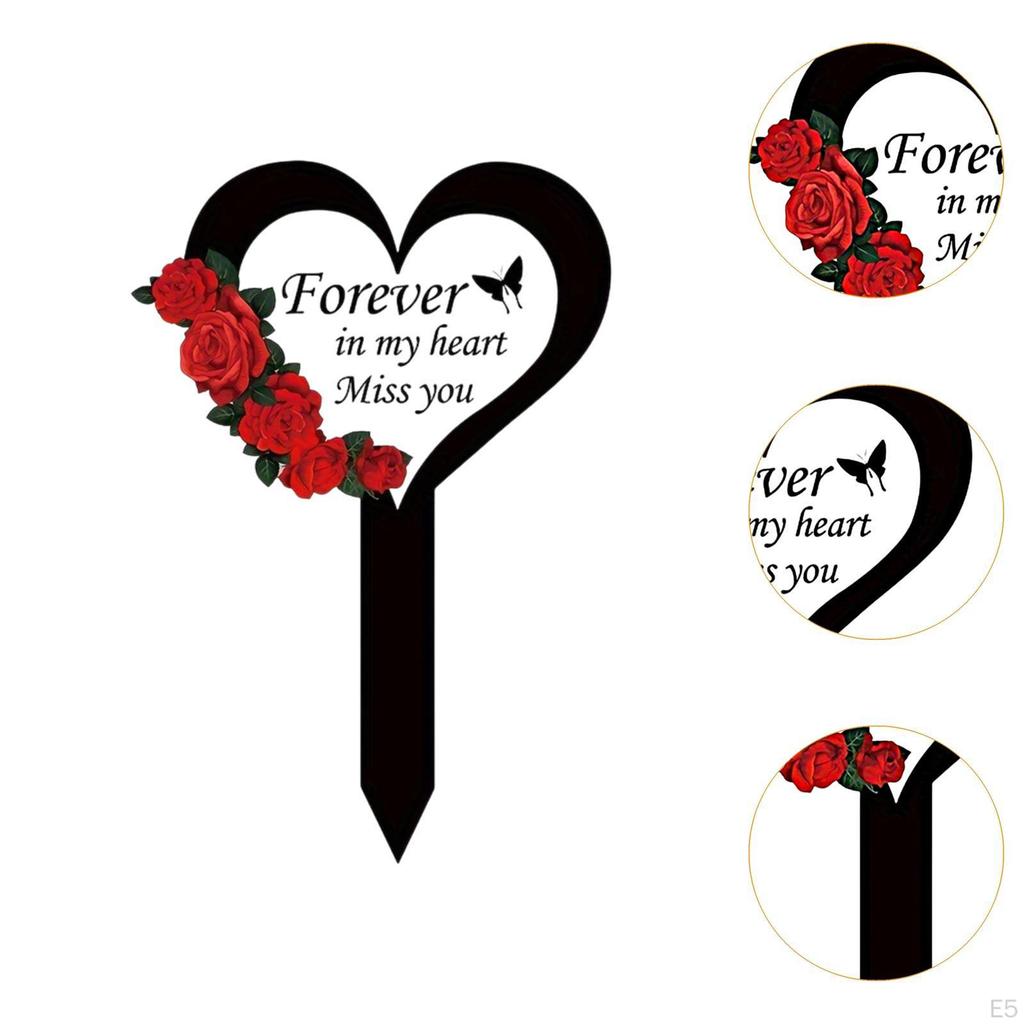 2D Акриловый Садовый Колышек для Легкой Установки во Дворе и на Заборе