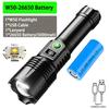 Rechargeable Led Flashlights High Lumens, 990000 Lumens Super Bright Powerful Flashlight Tactical Flashlights for Home, Camping
