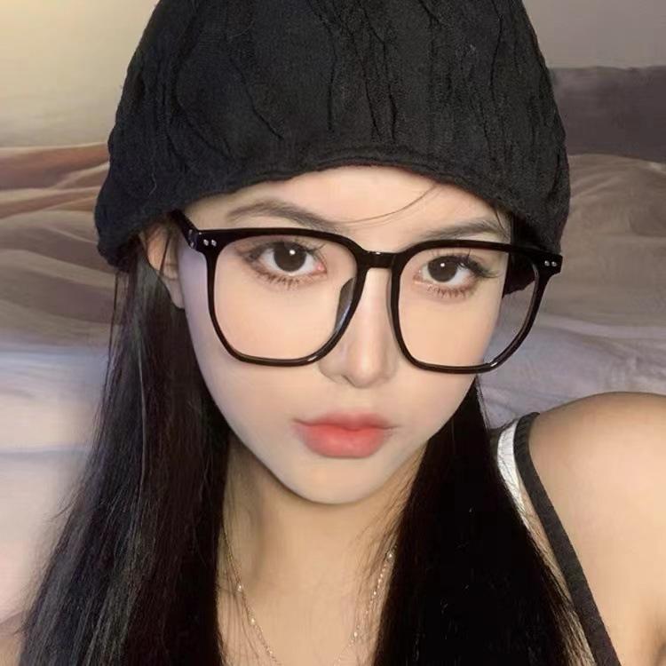 Anti Blue Light Anti Radiation Myopia Eyeglasses Trendy Near Sight Eyewear Eye Protection Flat Light Mirror 0-1.0-1.5-2.0 To-6.0