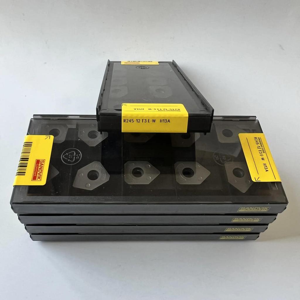 R245-12T3E-W H13A / Промышленные сменные твердосплавные пластины 10 шт.