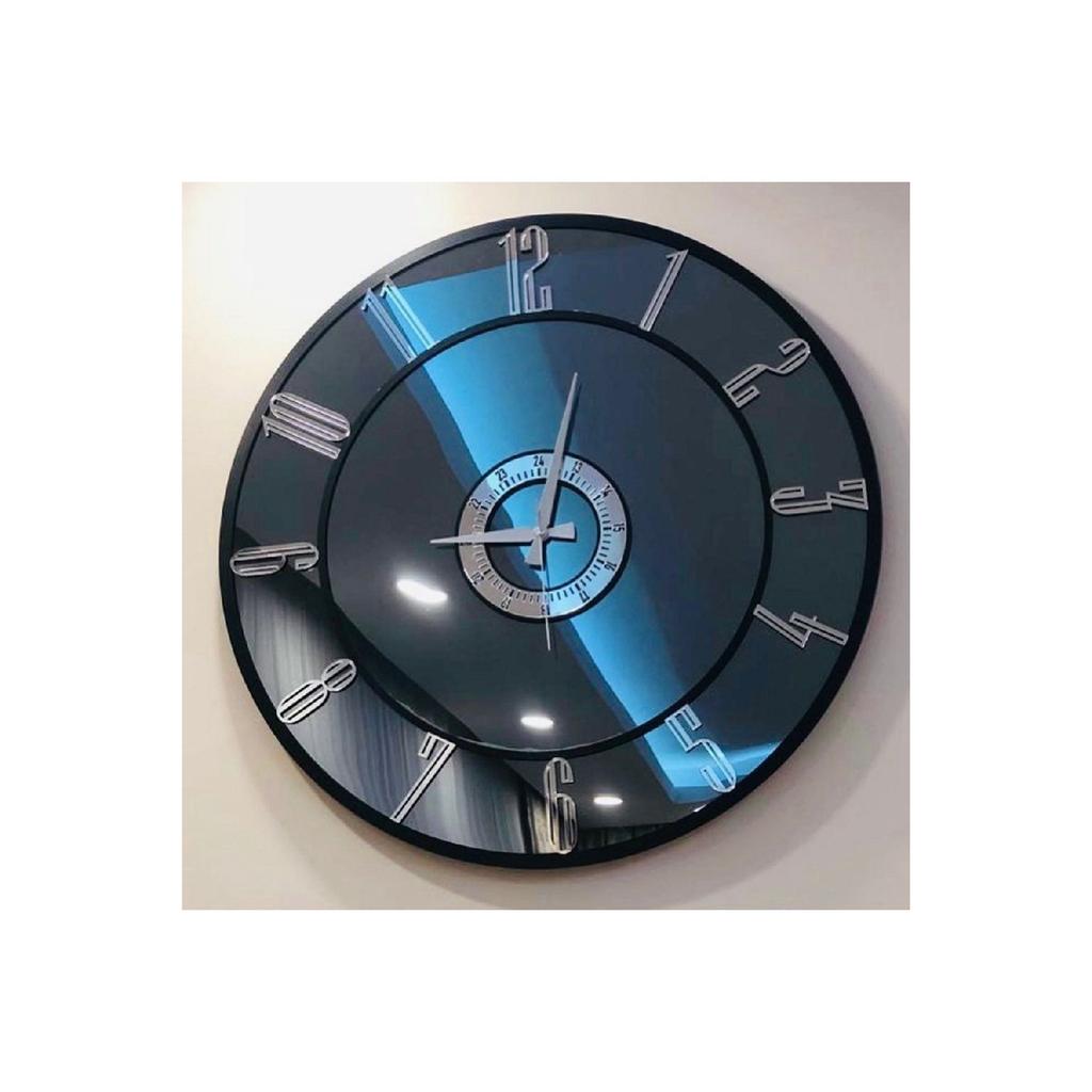 Современные настенные часы с зеркалом, 50 см: элегантность и функциональность вместе
