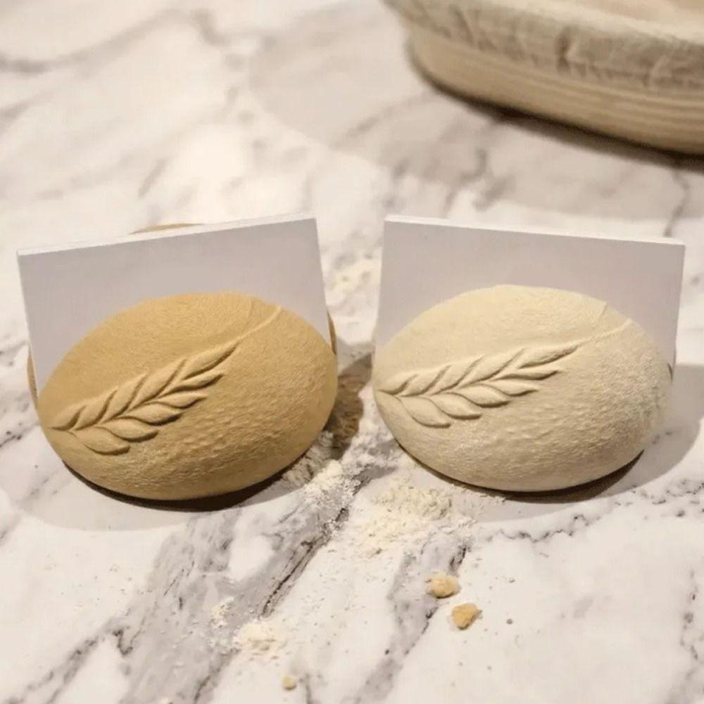 Resin Business Card Storage File Sourdough Bread Loaf Shape Table Storage Supplies Card Box Office