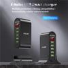 5 Port USB Charger For Xiaomi LED Display Multi USB Charging Station Universal Phone Desktop Wall Home EU US UK Plug