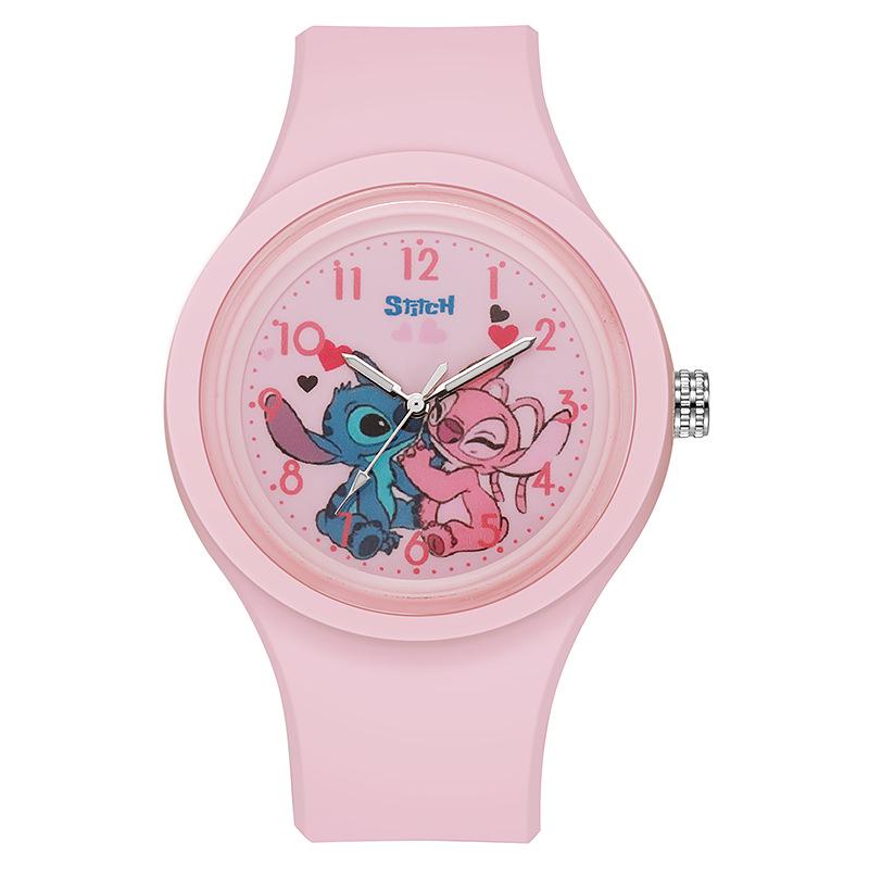 Cute Cartoon Silicone Watch - Candy Colors, Round Face - Perfect for Middle Schoolers