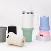 40oz Silicone Cup Cover Flexible Tumblers Protector Cover Scratch Resistance Anti-slip Cup Sleeve for Home Office