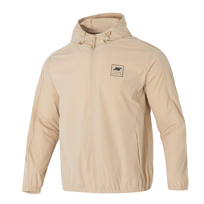 Skechers Jackets Unisex Cream Beige White/00NA Hooded Moderate Other P225U136-00NA
