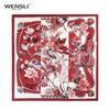 WENSLI Mulberry Silk Square Scarf
