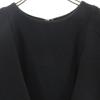 SNIDEL French sleeve Georgette flare mini dress black Women Used