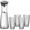 Набор для воды Basic: графин + 4 стакана, 5 предметов (94.8659.990/3201008162)