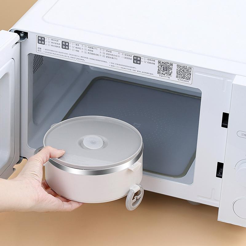 Портативный ланч-бокс из нержавеющей стали, детский школьный офисный многослойный термобокс Bento, студенческий большой вместительный контейнер для хранения еды