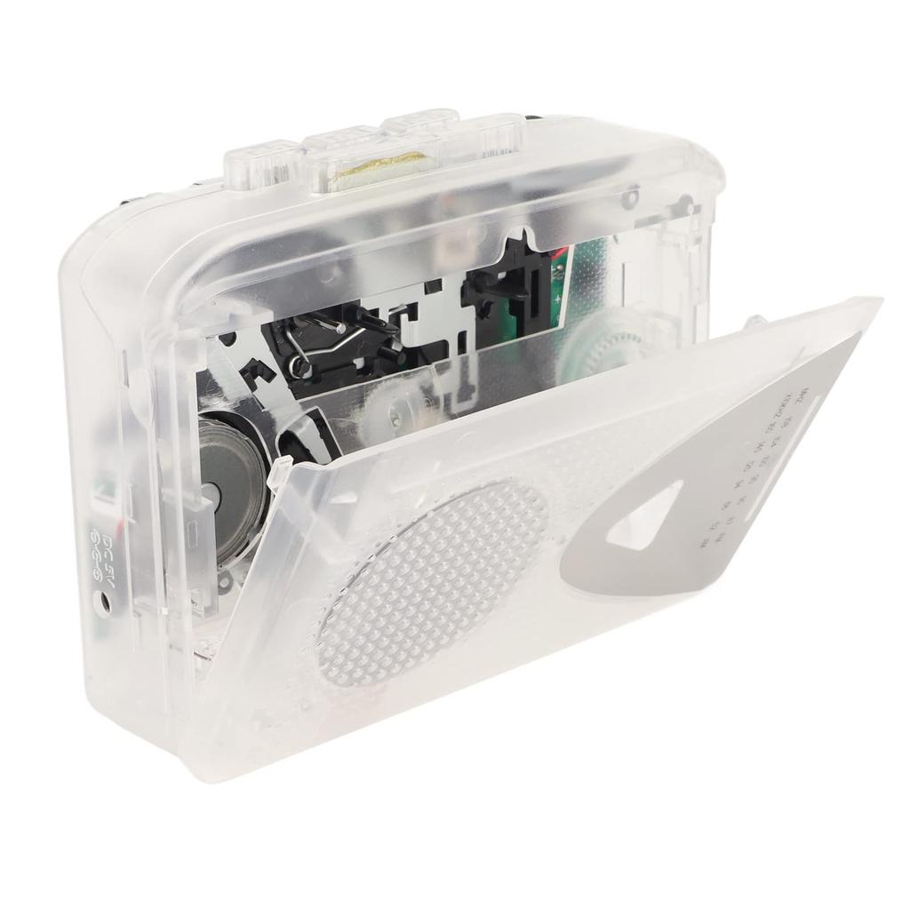 Portable Cassette Player, Tape Player with FM/AM Radio - Converts Tapes to MP3 Files, Supports Speaker and Headphone Playback, Cassette to MP3 Convert