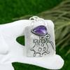 Friendship Day Sale Natural Star Amethyst Sterling Silver Bezel Boho New Pendant