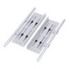 2 Pcs Aluminum Alloy Rock Sliders Adjustable Side Step Armor for 1/10 RC Crawler Car SCX10 I II TRX4 Wrangler Upgrade Parts