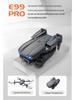 Складной дрон E99Pro с двойными HD-камерами и функцией удержания высоты, 4-осный летательный аппарат с дистанционным управлением E88Pro K3