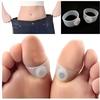 Pair Toe Ring - Transparent White - Comfortable - Slimming